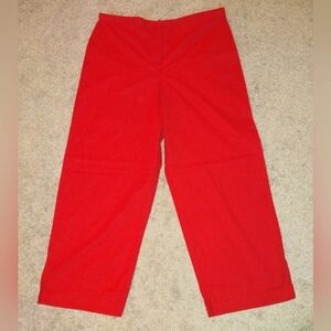 Eileen Fisher Red Capris size Large